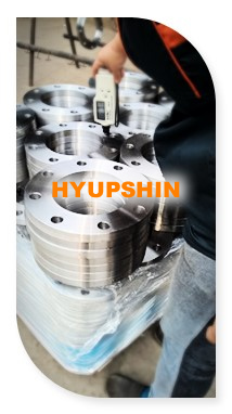 flange coating thickness testing, jinan hyupshin flanges co., ltd